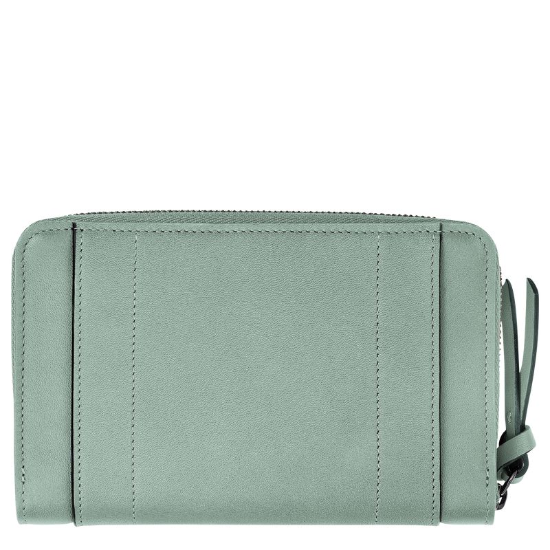 Longchamp 3D Geldbörse Damen Blau Grün | Deutschland-894YEXVZH
