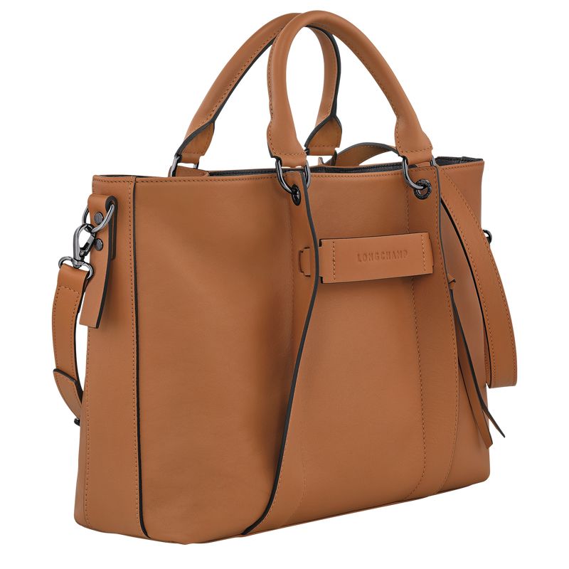 Longchamp 3D L Handtasche Damen Beige | Deutschland-479LBUIHC