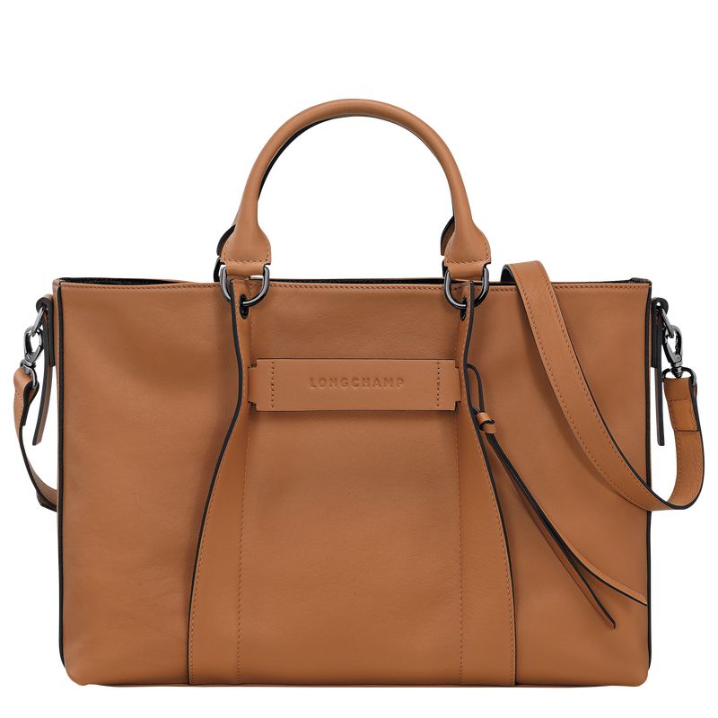 Longchamp 3D L Handtasche Damen Beige | Deutschland-479LBUIHC