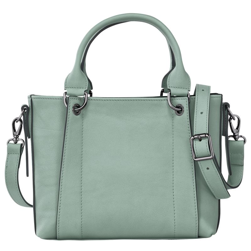 Longchamp 3D S Handtasche Damen Blau Grün | Deutschland-690GKCFTQ