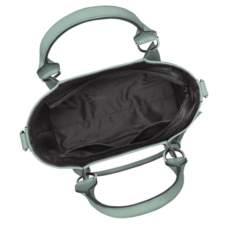 Longchamp 3D S Handtasche Damen Blau Grün | Deutschland-690GKCFTQ