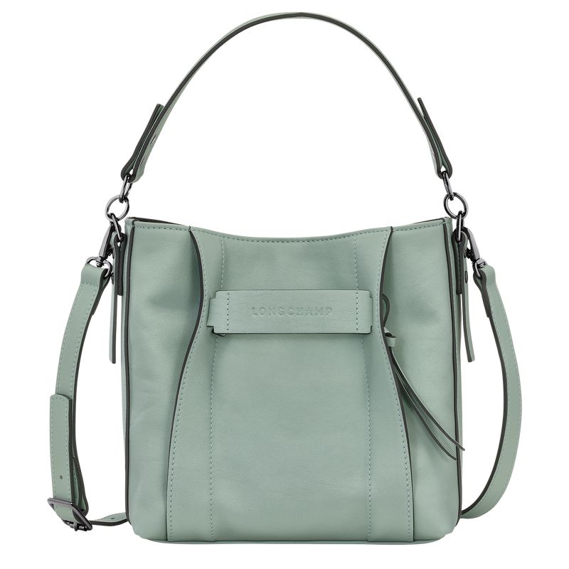 Longchamp 3D S Umhängetasche Damen Blau Grün | Deutschland-857NKFGYL