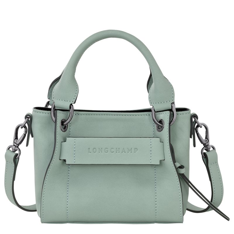 Longchamp 3D Xs Handtasche Damen Blau Grün | Deutschland-526PKNFOC