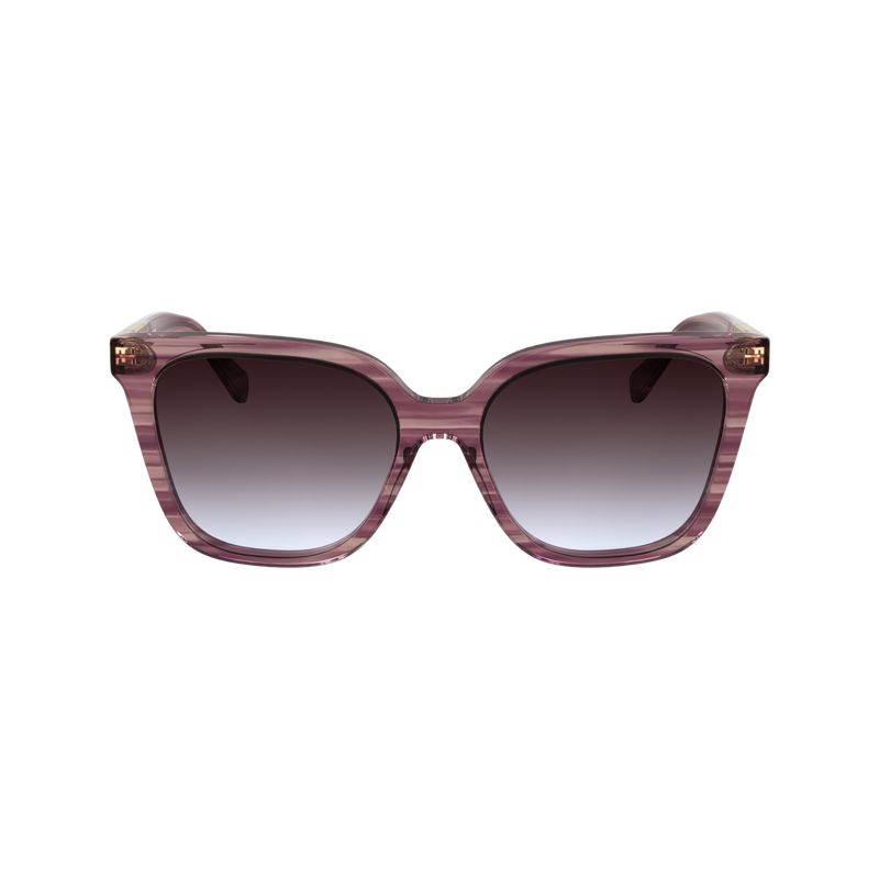 Longchamp Acetate Sonnenbrille Damen Weiß Lila | Deutschland-310EHBKFA