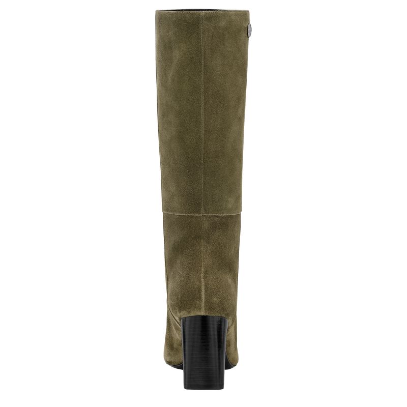 Longchamp Allure Heel Stiefel Damen Khaki | Deutschland-937CGPWEN