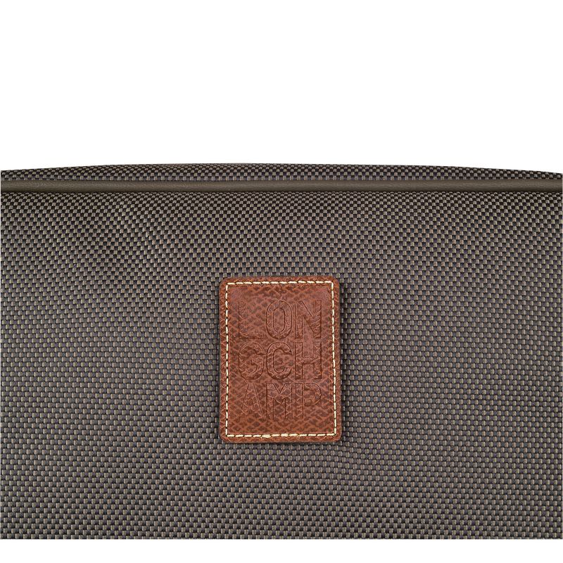 Longchamp Boxford Kulturbeutel Herren Braun | Deutschland-708ESDLKG