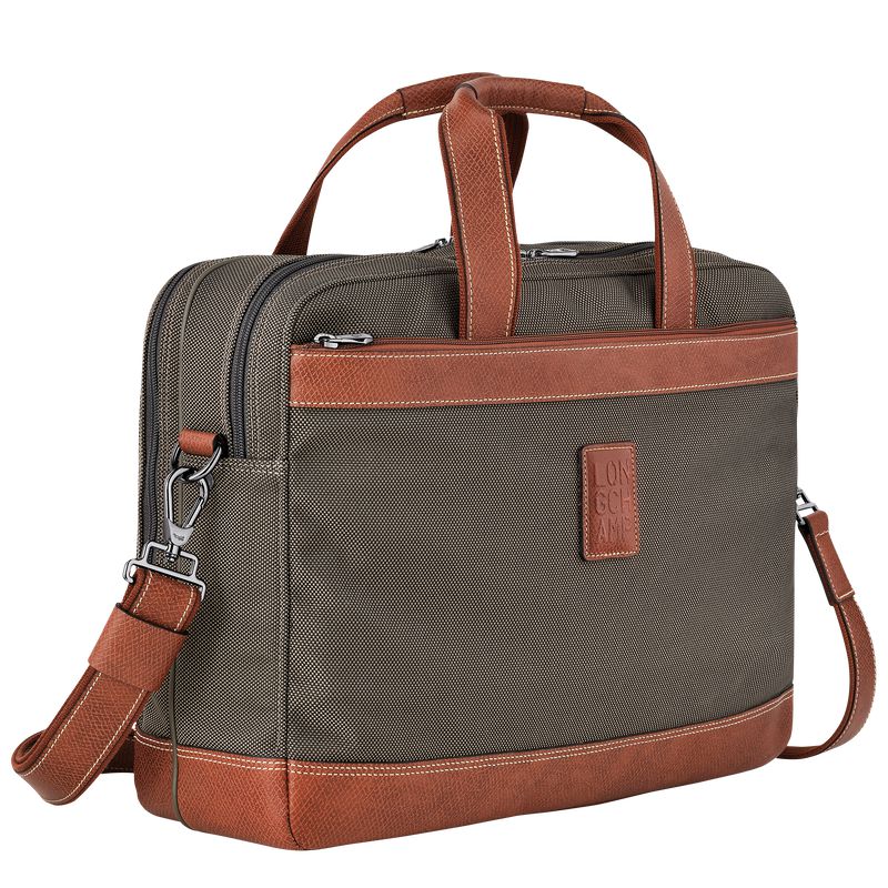 Longchamp Boxford L Aktentasche Herren Braun | Deutschland-310FJWEPT