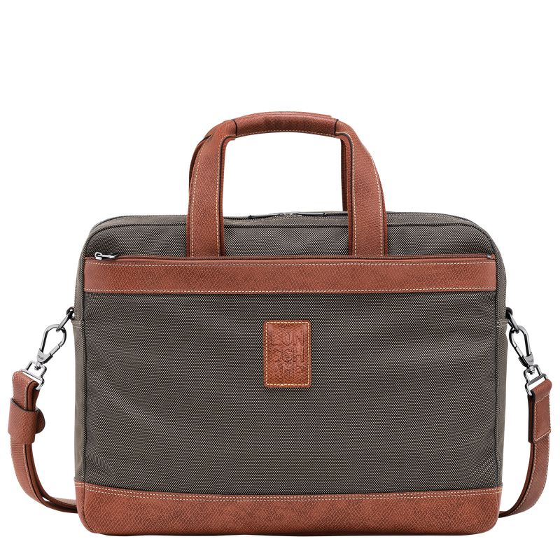 Longchamp Boxford L Aktentasche Herren Braun | Deutschland-310FJWEPT