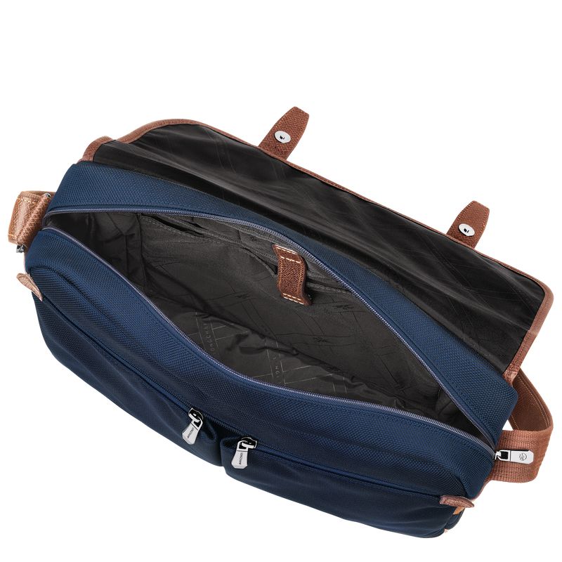 Longchamp Boxford L Umhängetasche Herren Blau | Deutschland-197THKNEV