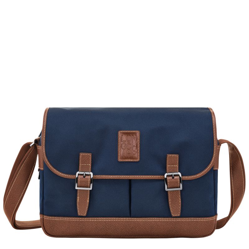 Longchamp Boxford L Umhängetasche Herren Blau | Deutschland-197THKNEV