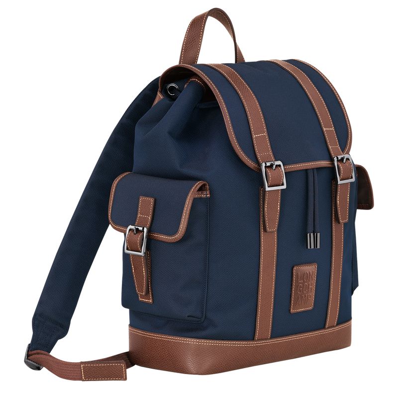 Longchamp Boxford Rucksack Herren Blau | Deutschland-346ZHYKSA