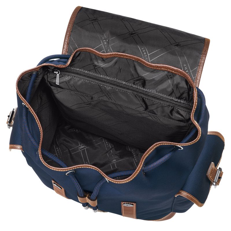 Longchamp Boxford Rucksack Herren Blau | Deutschland-346ZHYKSA