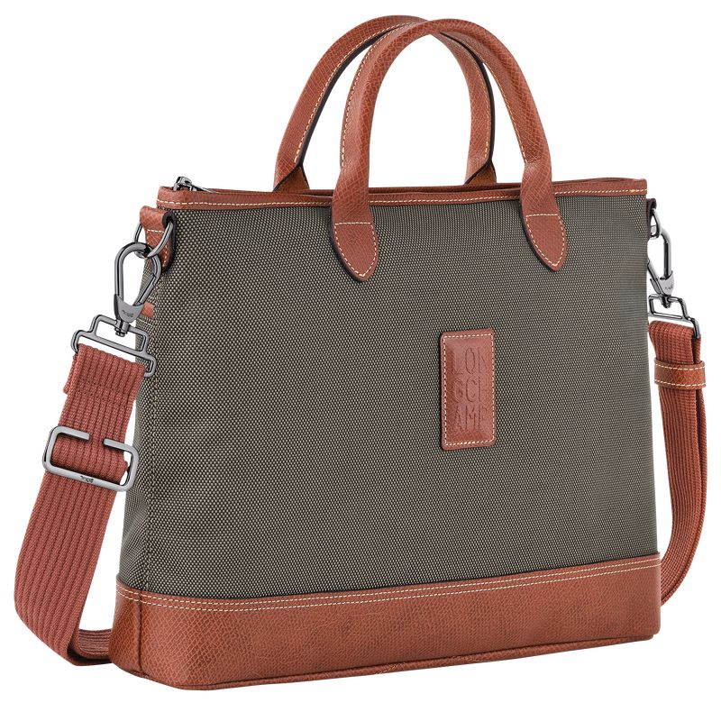 Longchamp Boxford S Aktentasche Damen Braun | Deutschland-186VEBUXL