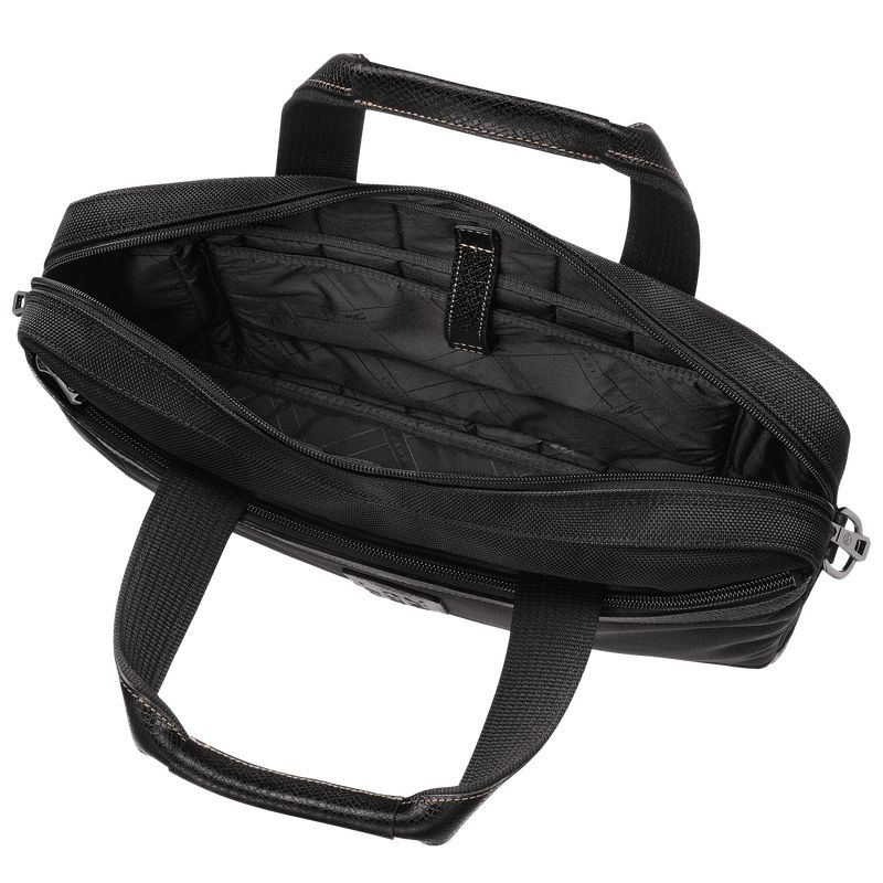 Longchamp Boxford S Aktentasche Herren Schwarz | Deutschland-073HZFWCX