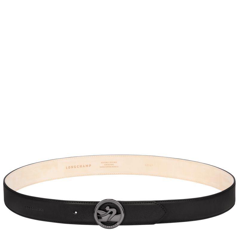 Longchamp Box-trot Gürtel Herren Schwarz | Deutschland-713ZVJBYH