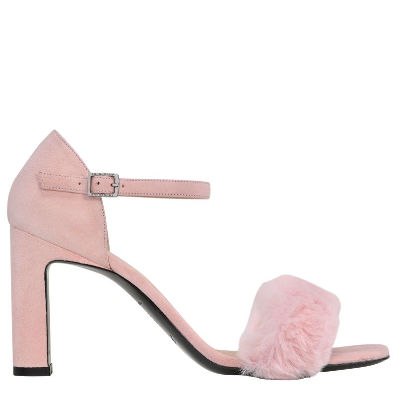 Longchamp Cosy Sandalen Damen Rosa | Deutschland-283PYUSBZ