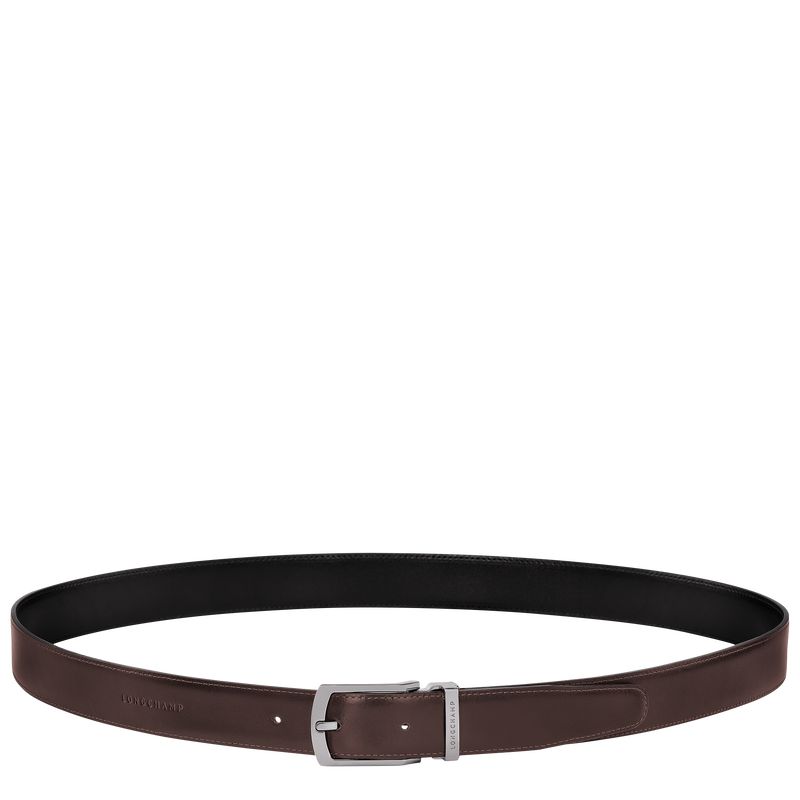 Longchamp Delta Box Gürtel Herren Schwarz Beige | Deutschland-942MGPLZH
