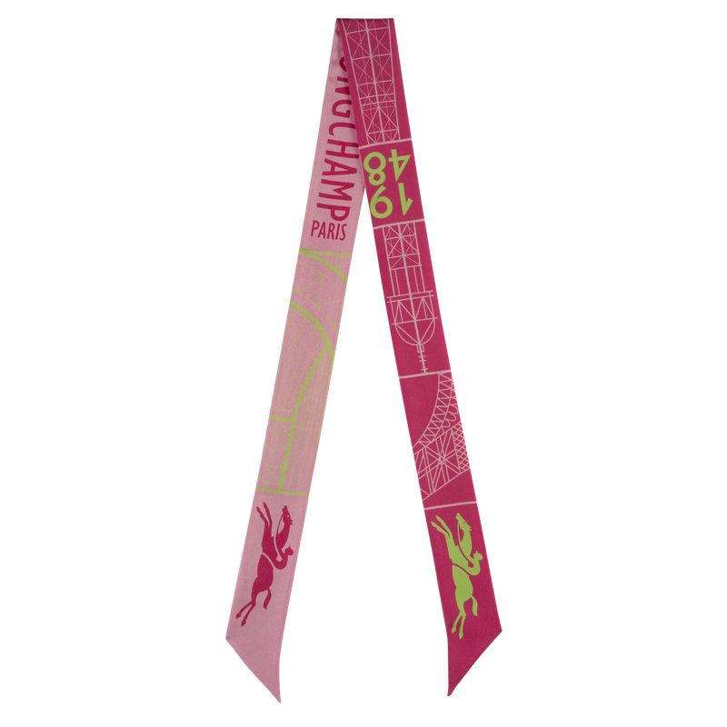 Longchamp Eiffel Tower 1948 Stirnband Damen Rosa | Deutschland-706MLAWFI