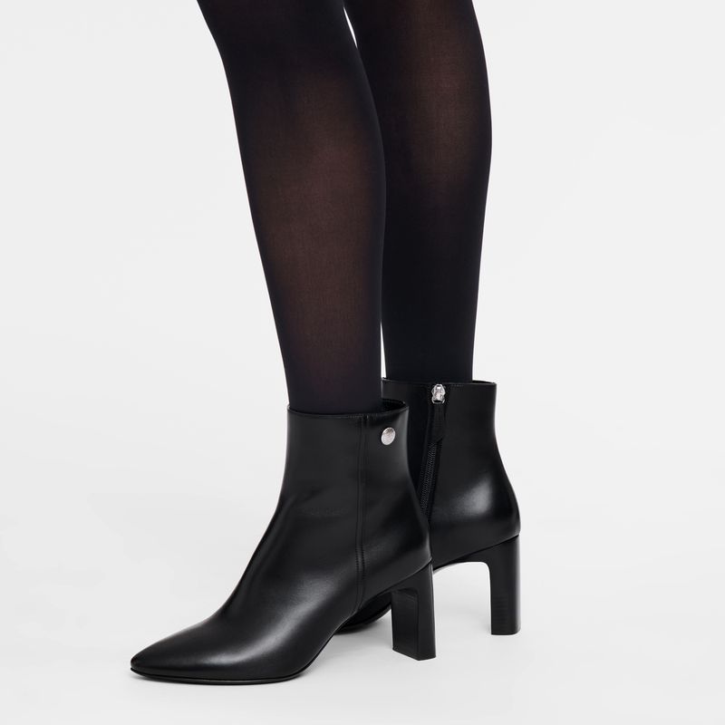 Longchamp Epure Low Stiefel Damen Schwarz | Deutschland-967FMBQGC