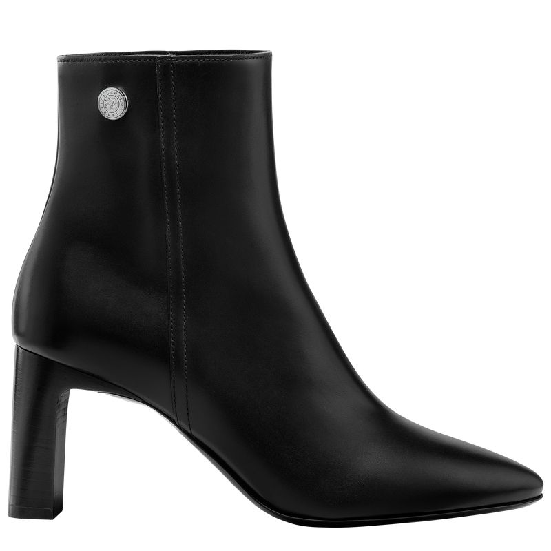Longchamp Epure Low Stiefel Damen Schwarz | Deutschland-967FMBQGC
