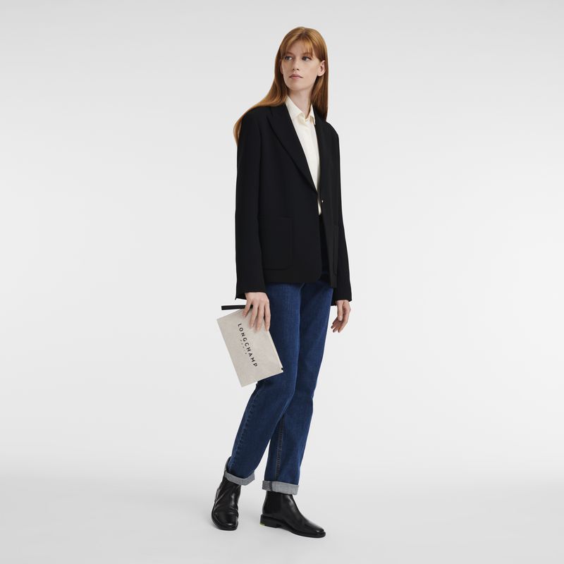 Longchamp Essential Beuteltasche Herren Weiß | Deutschland-315KELJHX