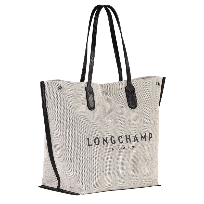 Longchamp Essential L Tragetasche Damen Weiß | Deutschland-691DQYEHP