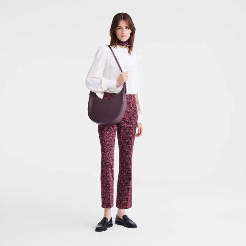 Longchamp Essential L Umhängetasche Damen Dunkellila | Deutschland-217NIARST