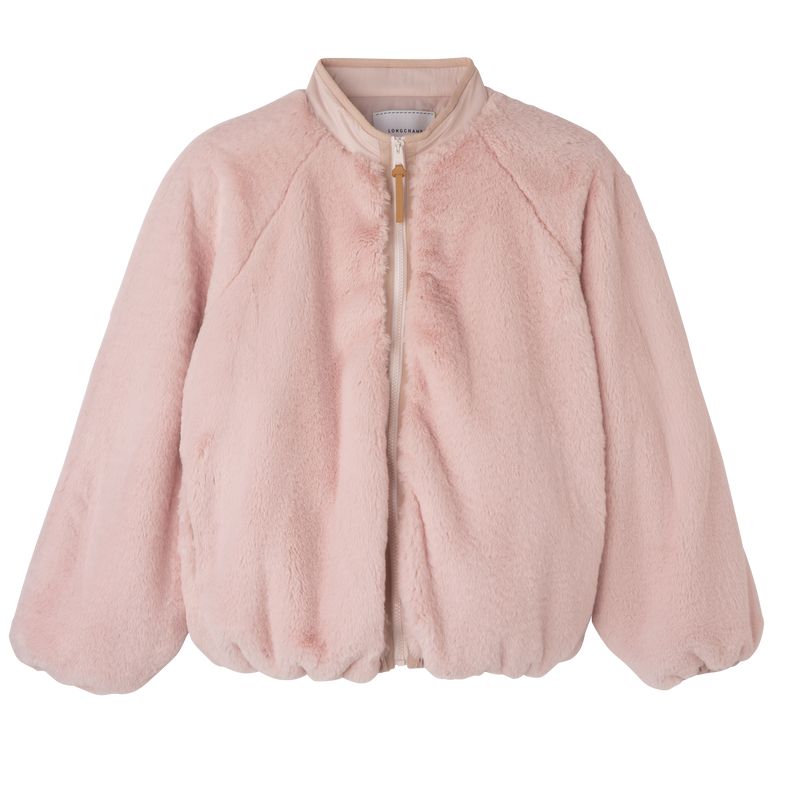 Longchamp Faux Fur Jacke Damen Rosa | Deutschland-975GNMQUS