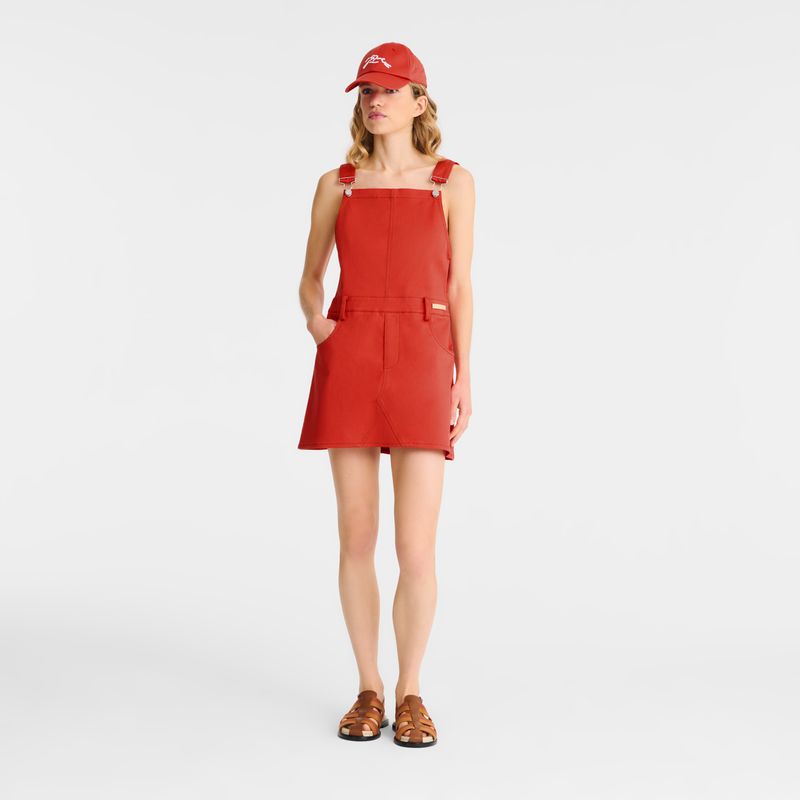 Longchamp Gabardine Kleid Damen Rosa | Deutschland-726VQURJC