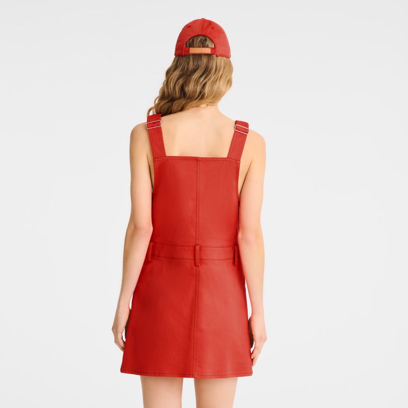 Longchamp Gabardine Kleid Damen Rosa | Deutschland-726VQURJC
