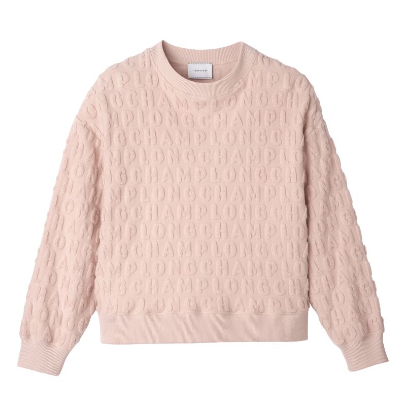 Longchamp Jersey Sweatshirt Damen Beige | Deutschland-079LXKYVJ