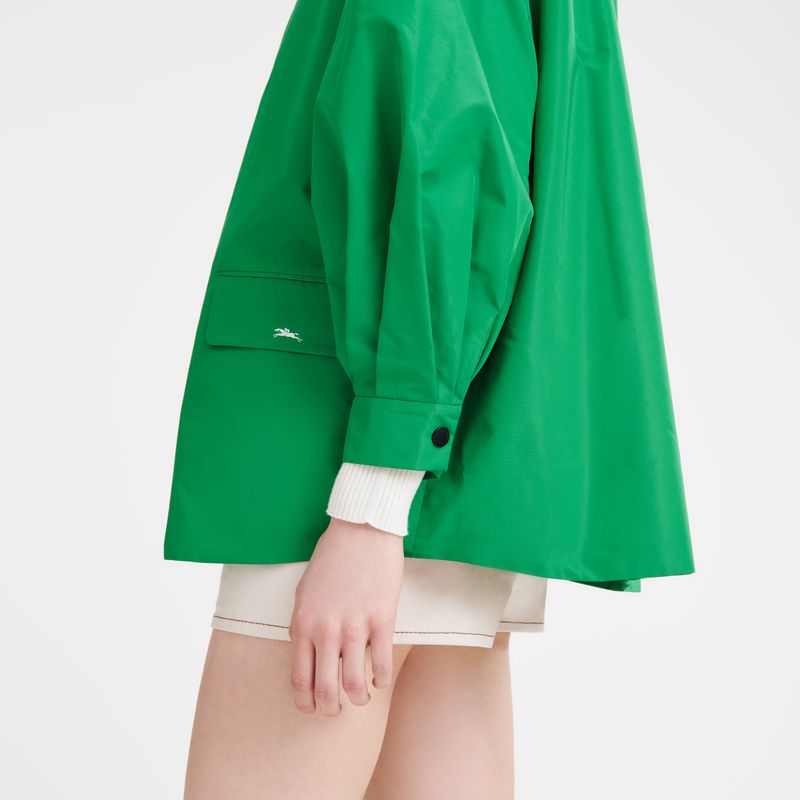 Longchamp Kimono Jacke Damen Grün | Deutschland-176XPMCHI
