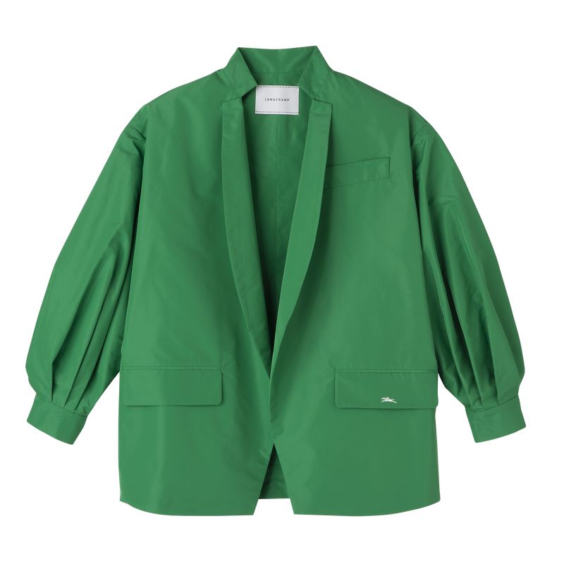 Longchamp Kimono Jacke Damen Grün | Deutschland-176XPMCHI
