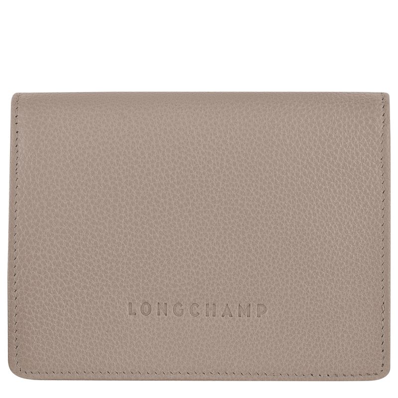 Longchamp Le Foulonné Geldbörse Damen Grau | Deutschland-457QGYSIO