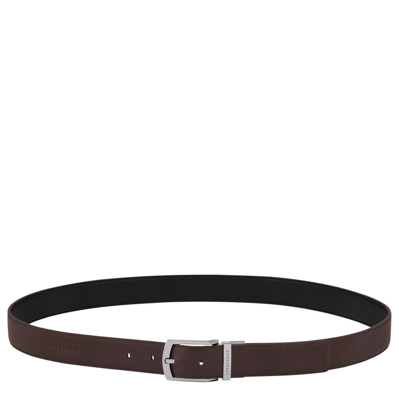 Longchamp Le Foulonné Gürtel Herren Beige Schwarz | Deutschland-328ZGLYWQ