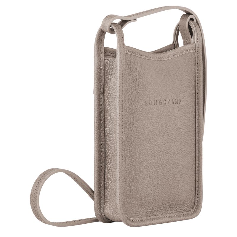 Longchamp Le Foulonné Handyhülle Herren Beige | Deutschland-690FNPBQZ