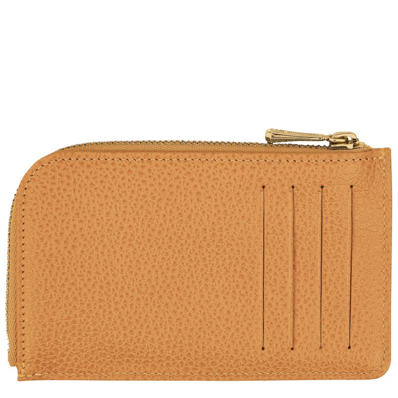 Longchamp Le Foulonné Kartenhülle Damen Braun | Deutschland-167ITRXLN
