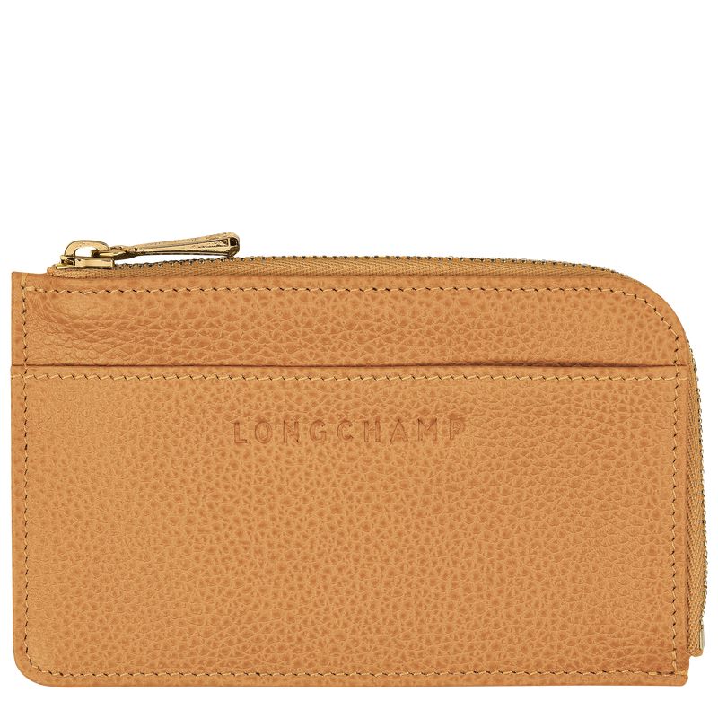 Longchamp Le Foulonné Kartenhülle Damen Braun | Deutschland-167ITRXLN