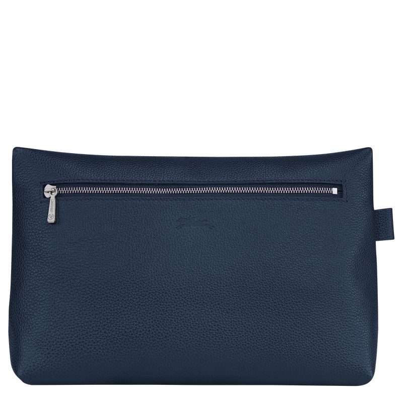 Longchamp Le Foulonné Kulturbeutel Damen Navy | Deutschland-250LVXOJB