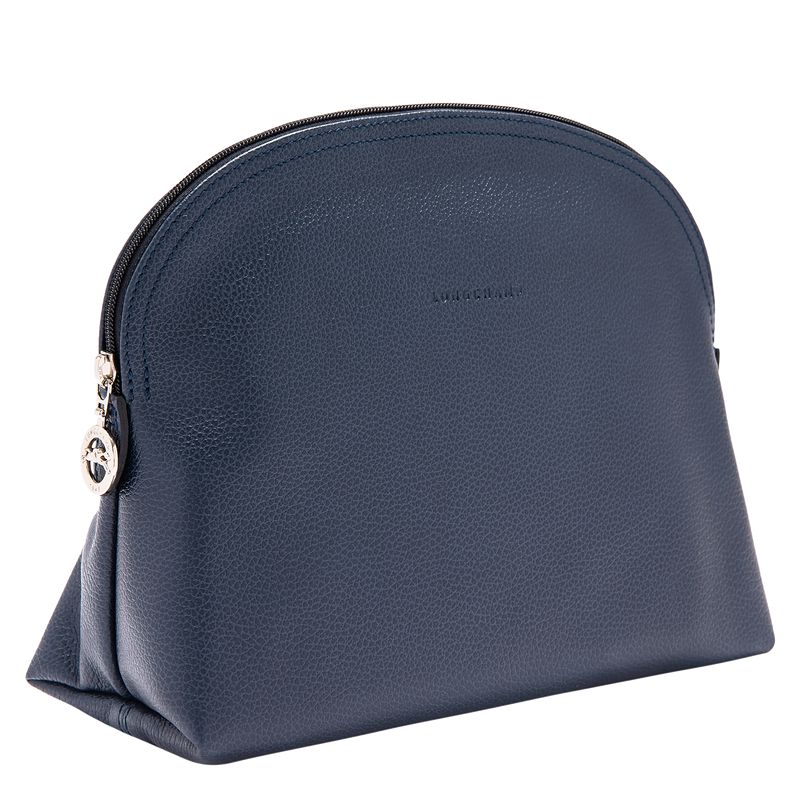 Longchamp Le Foulonné Kulturbeutel Herren Navy | Deutschland-768VAZQCF