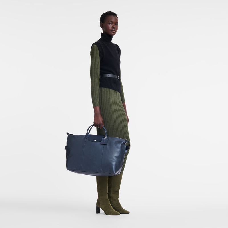 Longchamp Le Foulonné L Reisetasche Damen Navy | Deutschland-560VLYKQD