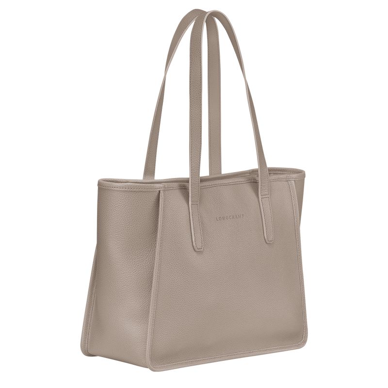 Longchamp Le Foulonné L Tragetasche Damen Beige | Deutschland-456WHSMIB