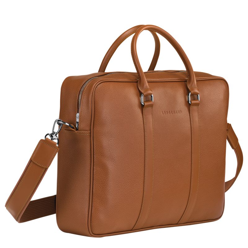 Longchamp Le Foulonné M Aktentasche Herren Braun | Deutschland-639SOUHAV