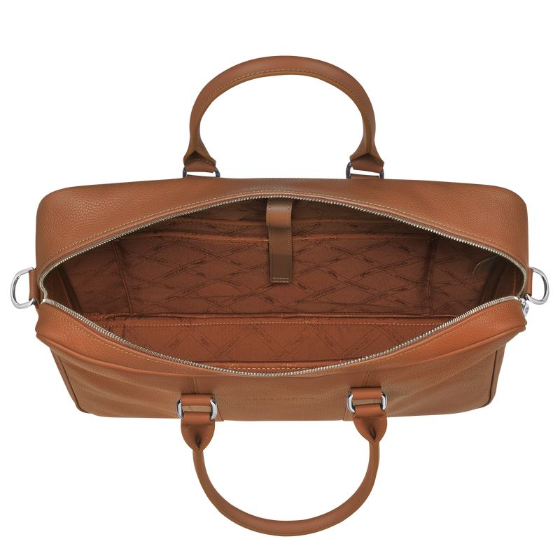 Longchamp Le Foulonné M Aktentasche Herren Braun | Deutschland-639SOUHAV
