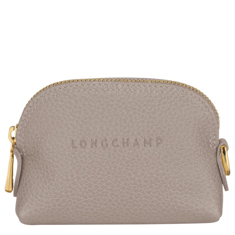 Longchamp Le Foulonné Münzgeldbörsen Damen Grau | Deutschland-187MSFXWC