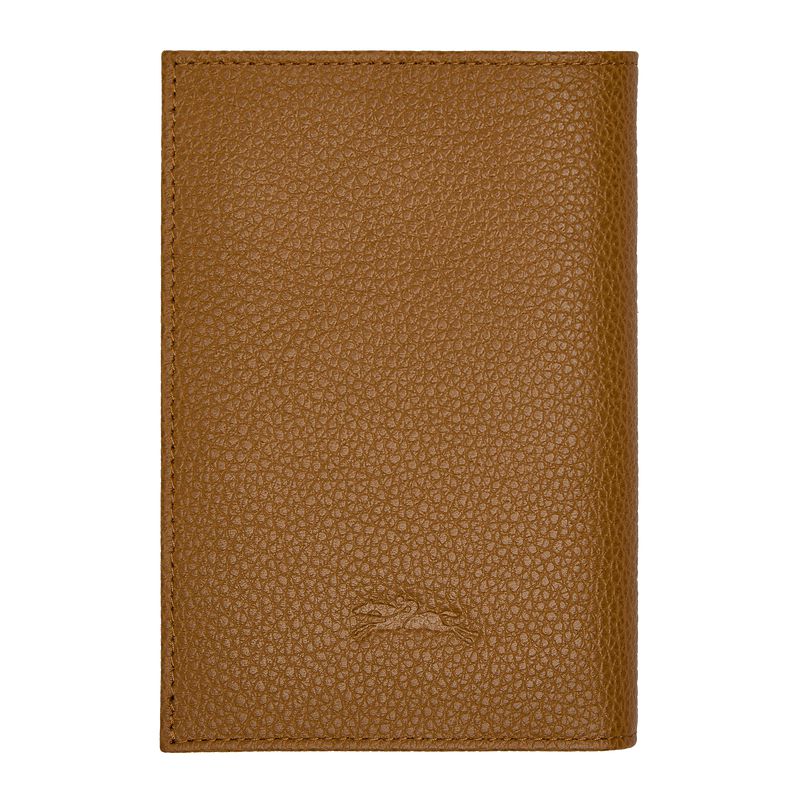Longchamp Le Foulonné Passinhaber Damen Braun | Deutschland-568EIOTKF