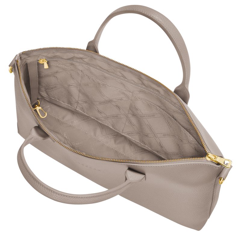 Longchamp Le Foulonné S Aktentasche Damen Grau | Deutschland-860YXQJZP