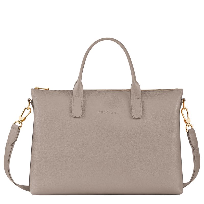 Longchamp Le Foulonné S Aktentasche Damen Grau | Deutschland-860YXQJZP