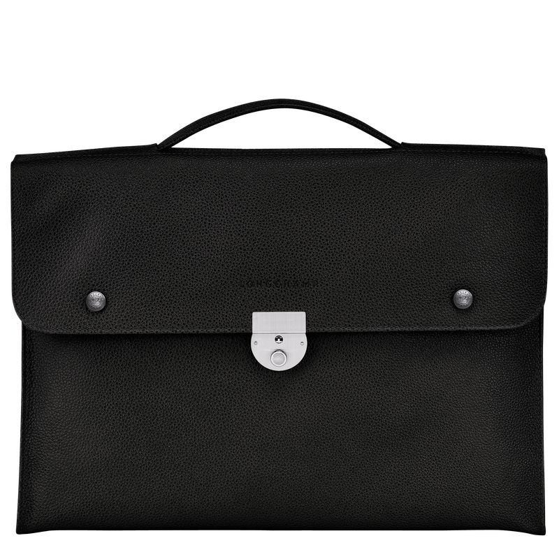 Longchamp Le Foulonné S Aktentasche Herren Schwarz | Deutschland-643DOZIJR