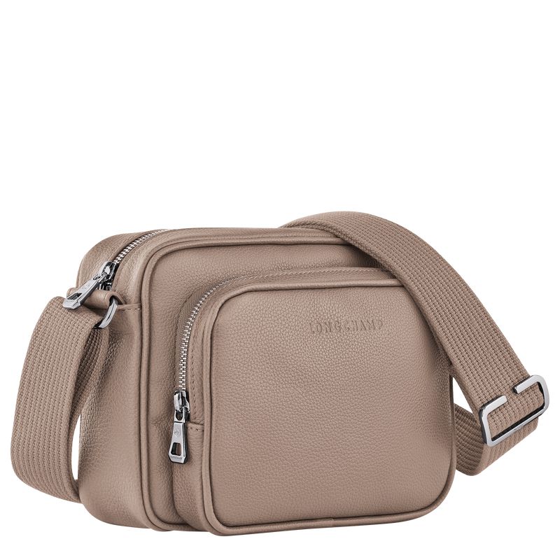 Longchamp Le Foulonné S Camera Umhängetasche Herren Beige | Deutschland-906ITEBYJ
